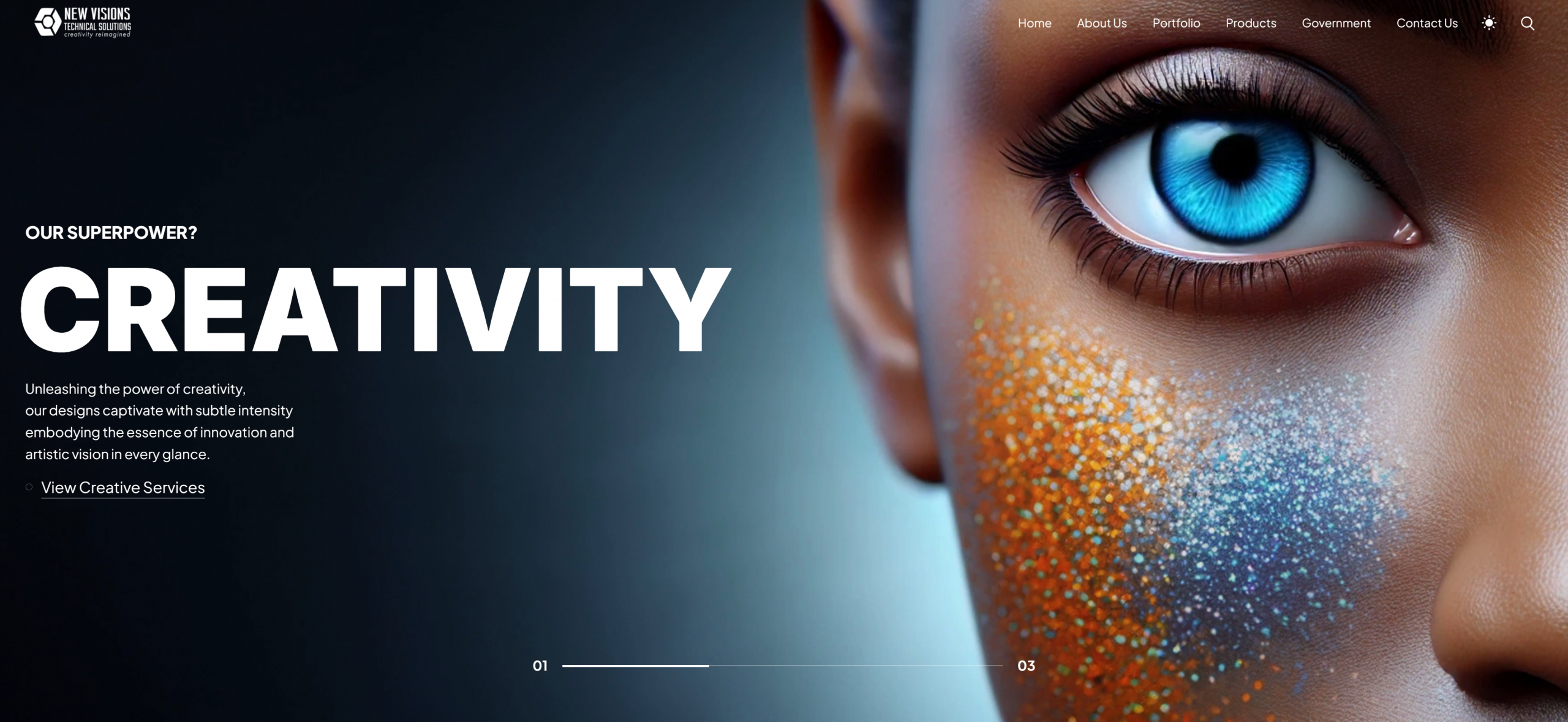 New Visions responsive website design